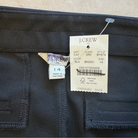 J. Crew Factory Crop flare ponte pant • size 14 - Picture 4 of 10